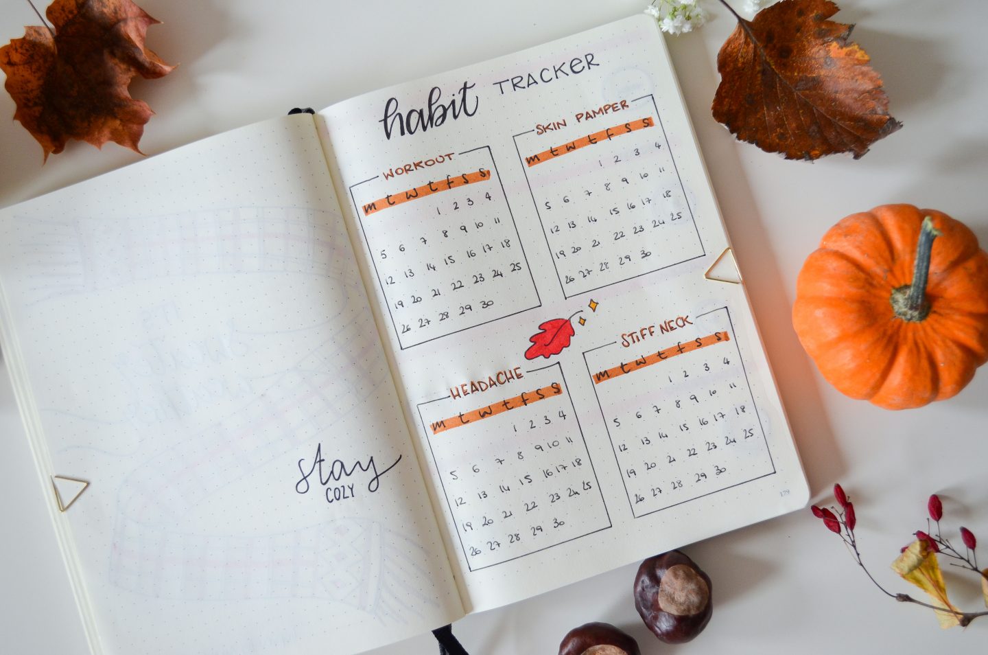 Lifestyle | November Bujo: Autumn Inspired Bullet Journal • Elena's Edit
